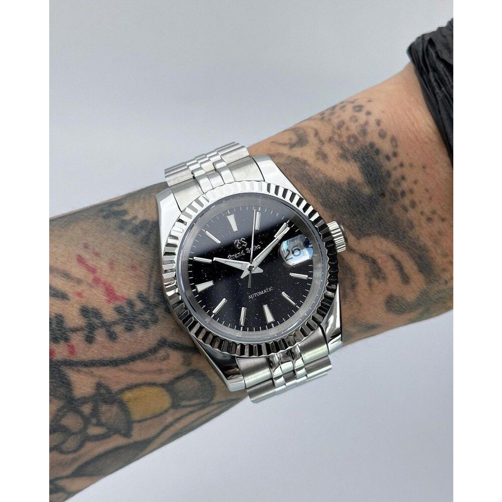 Custom Grand Seiko Mod • Midnight Stardust GS DateJust • 39mm